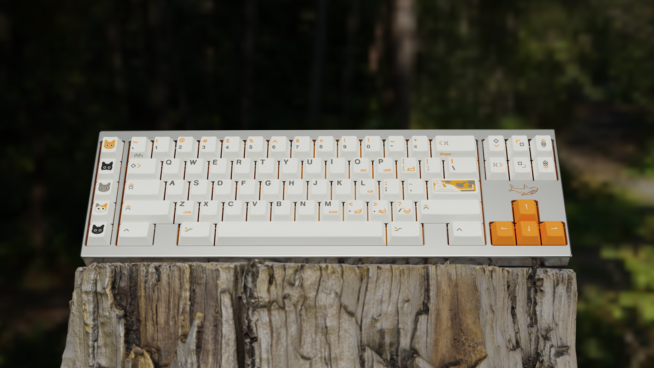 MW Calico Keycaps